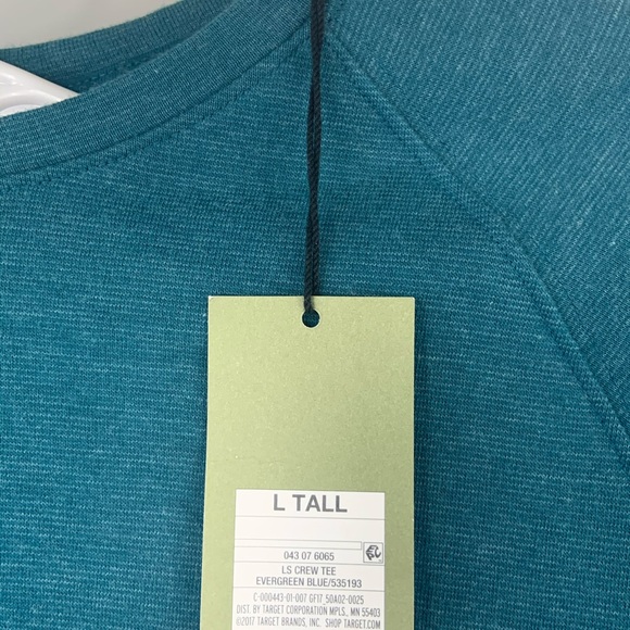 Brand New Large Tall Men’s Blue Long Sleeve Shirt - Picture 4 of 7